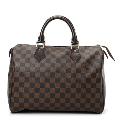 Louis Vuitton Damier Ebene Speedy 30 1 of 9