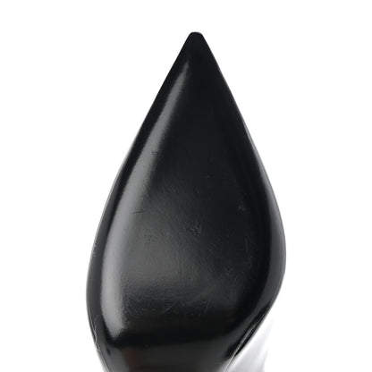 Saint Laurent Patent Calfskin Zoe 85 Pumps 37.5 Black 9 of 9