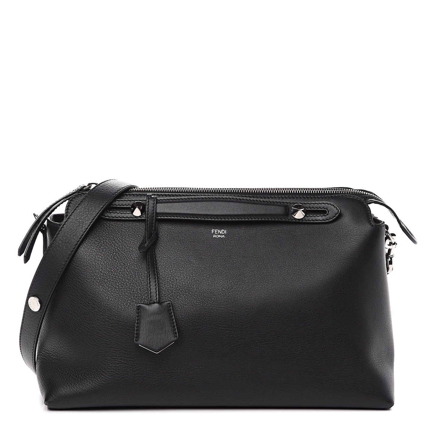 Vitello Dolce Large By The Way Boston Bag Black