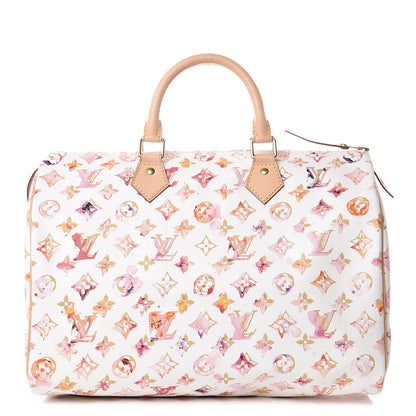 Louis Vuitton Watercolor Aquarelle Speedy 35 White 1 of 9