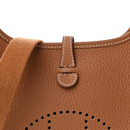 Hermes Taurillon Clemence Evelyne TPM Gold 8 of 11