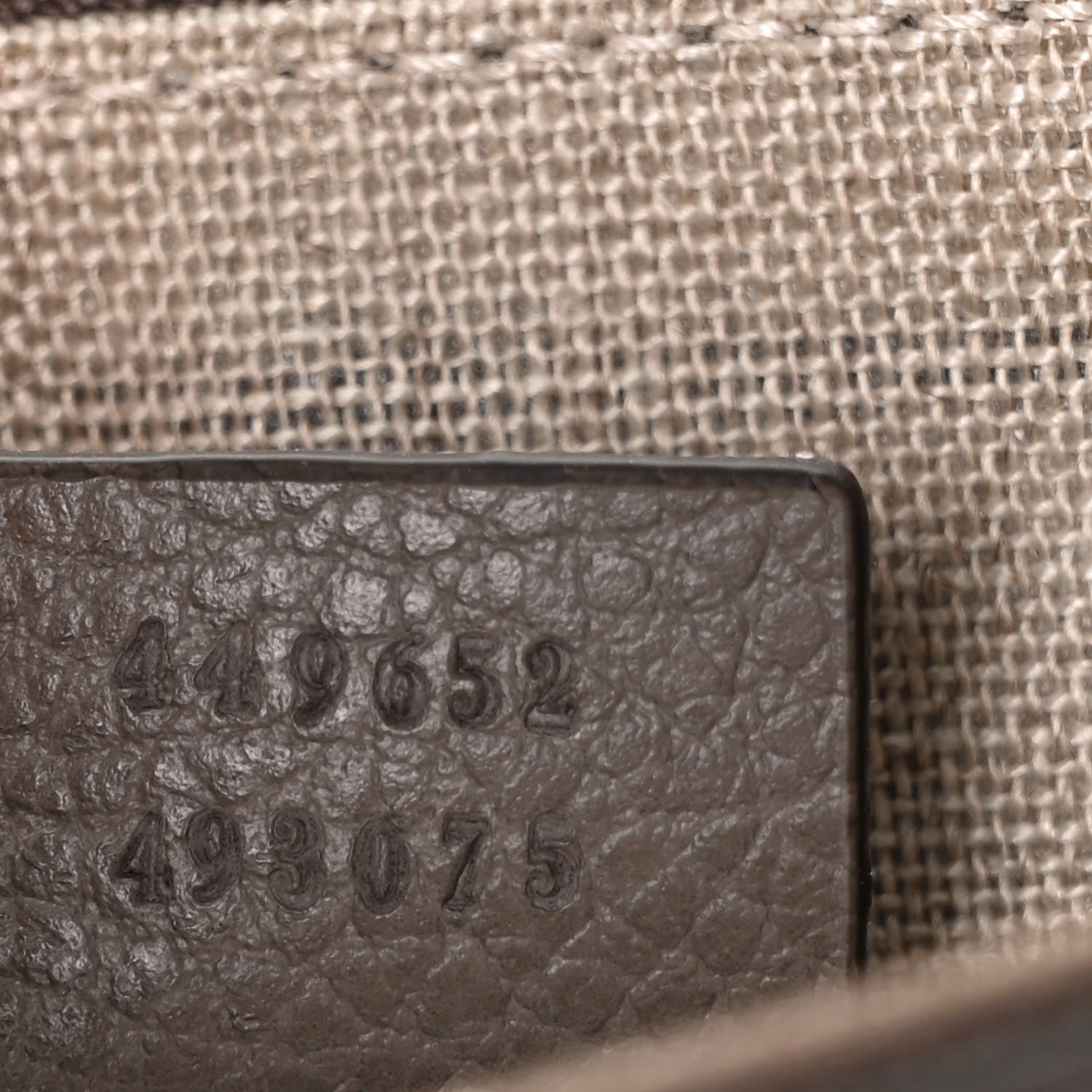 Gucci Calfskin Large Bamboo Clutch Grey 7 of 9