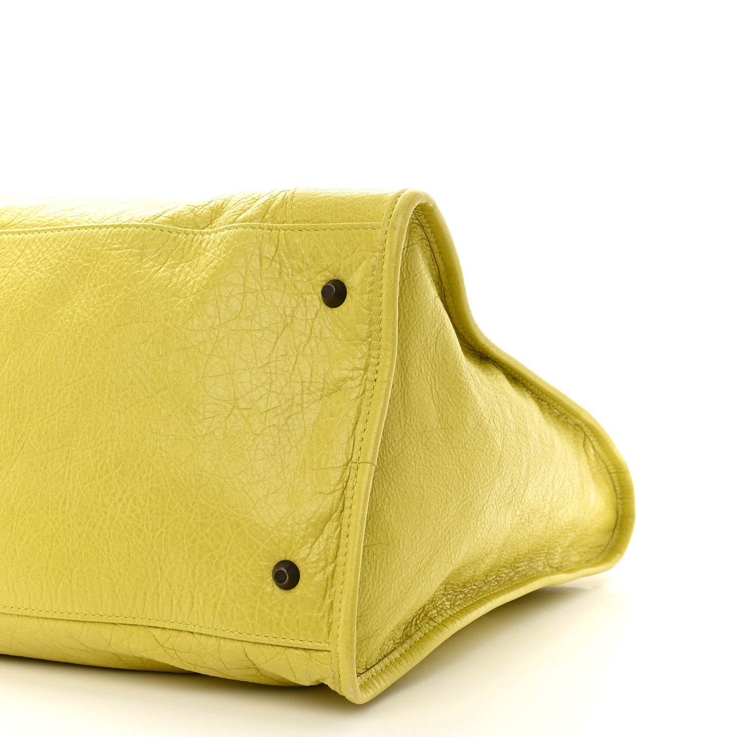 Agneau Classic Hardware Work Jaune Poussin