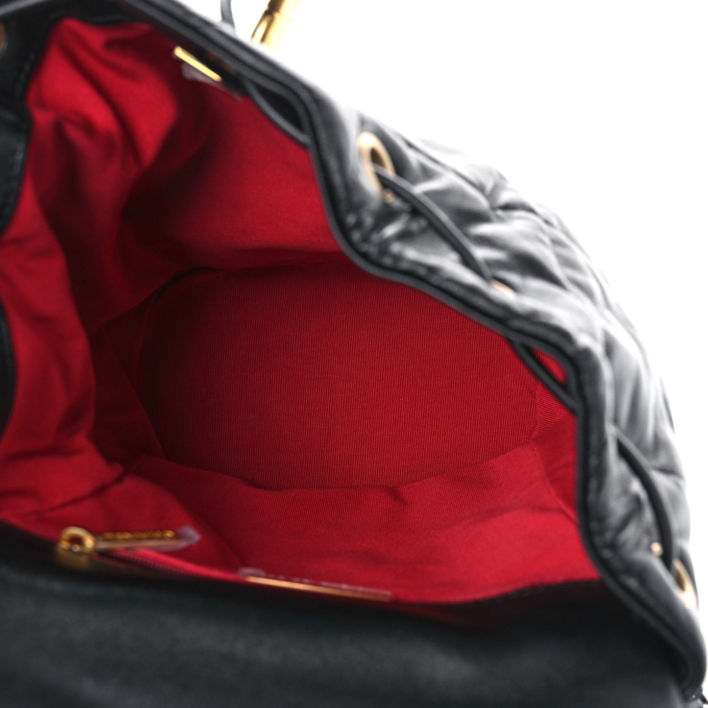 Lambskin Quilted Chanel 19 Backpack Black