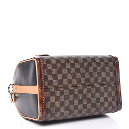 Louis Vuitton Transformed Damier Ebene Time Trunk Speedy Bandouliere 25 Black 5 of 7
