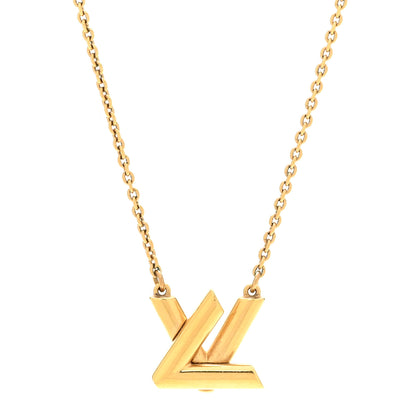 Louis Vuitton Metal GO-14 Necklace Gold 4 of 7