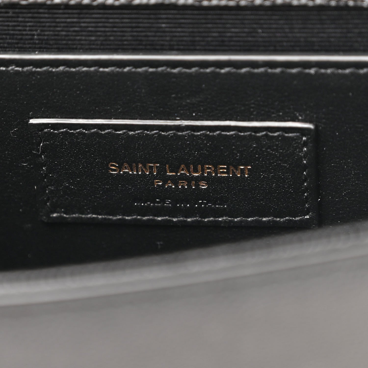 Saint Laurent Grain De Poudre Small Monogram Kate Satchel Black 6 of 9