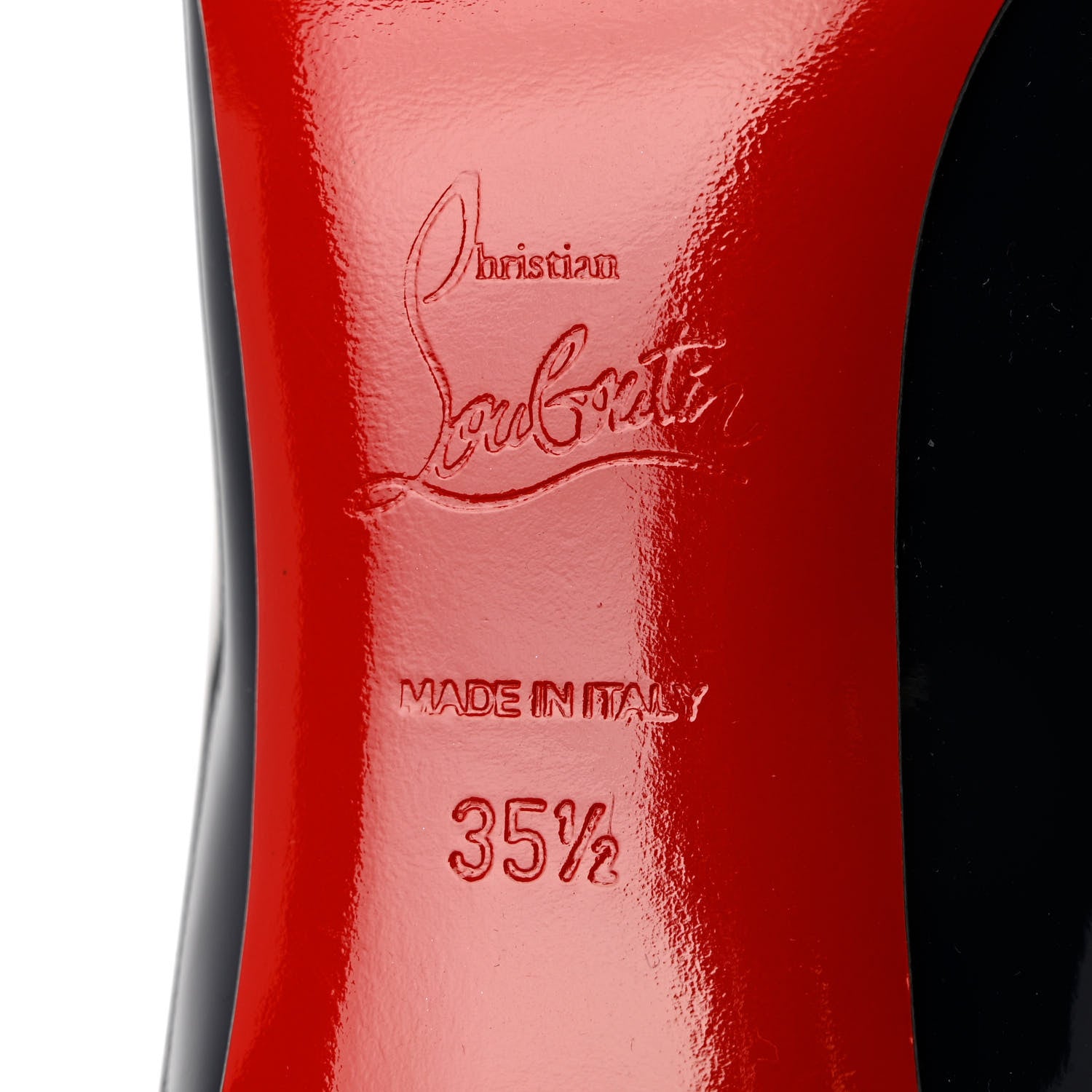 Christian Louboutin Patent Decollete 554 70 Pumps 35.5 Night 7 of 8