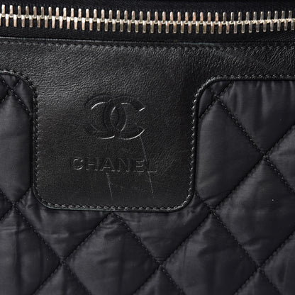 Chanel Nylon Quilted Large Coco Cocoon Tote Black 8 of 12