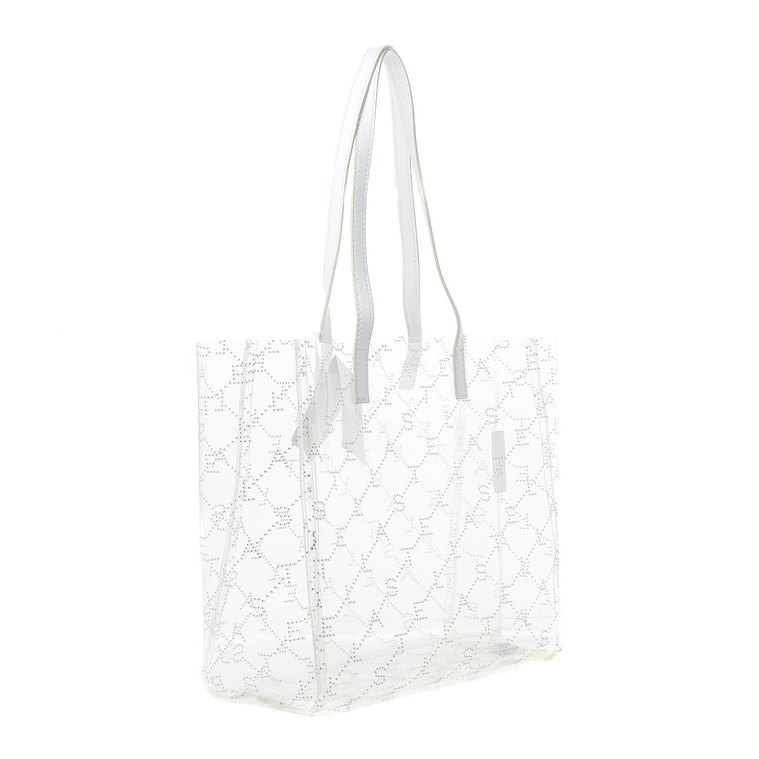 Stella McCartney PVC Monogram Small Tote White 3 of 11