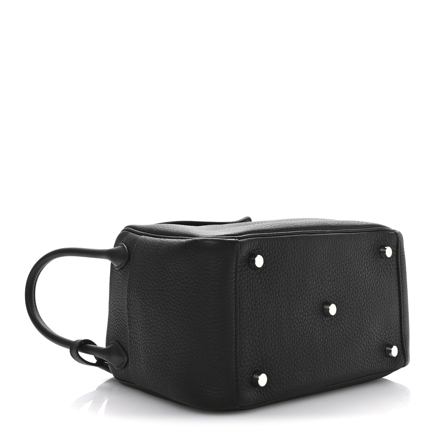 Hermes Taurillon Clemence Lindy 26 Black 4 of 11