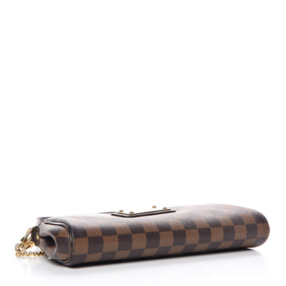 Louis Vuitton Damier Ebene Eva Clutch 4 of 8