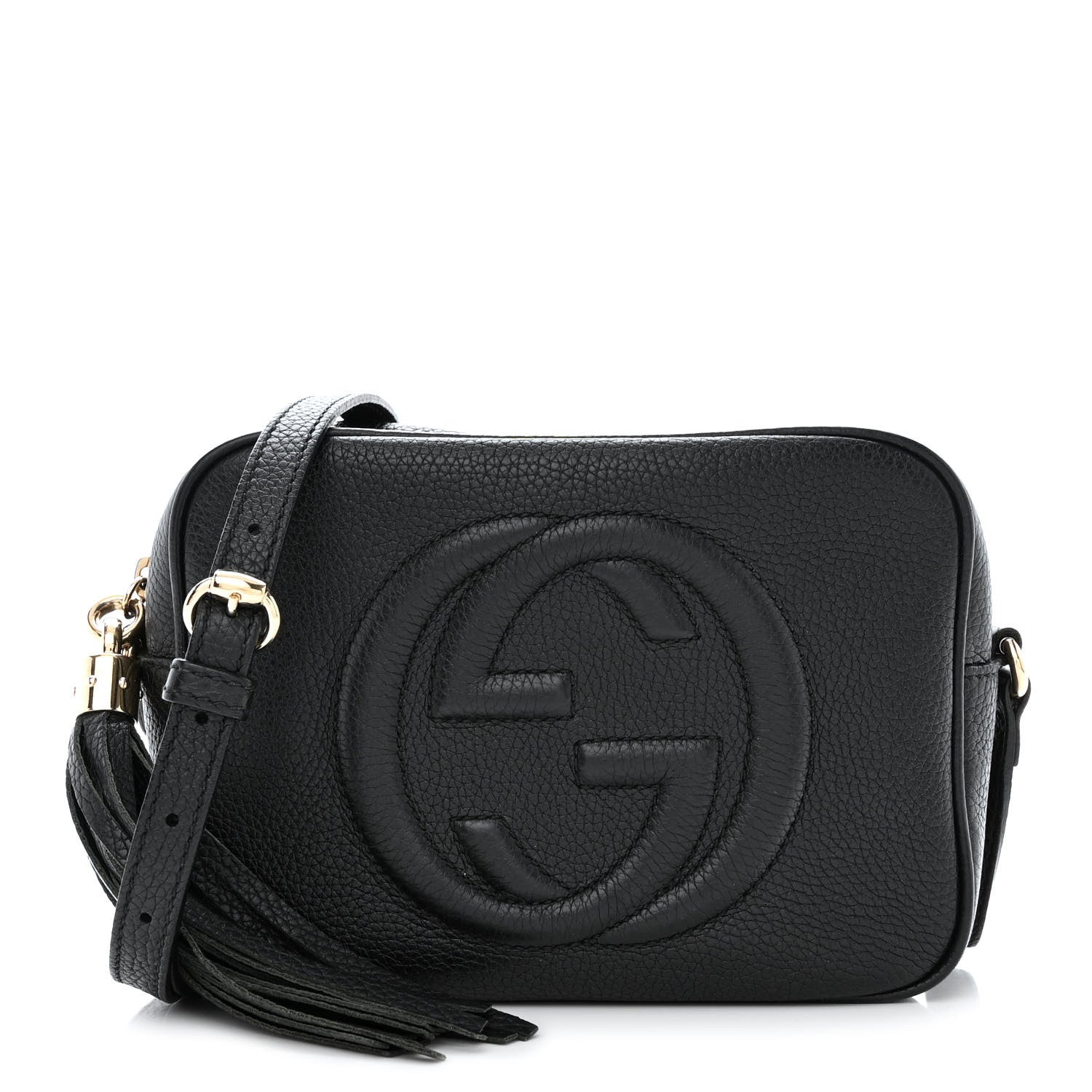 Gucci Pebbled Calfskin Small Soho Disco Bag Black 1 of 16