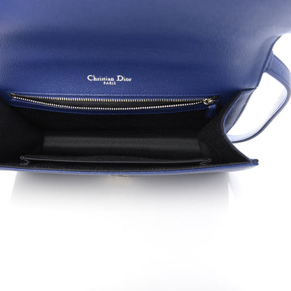 Christian Dior Grained Calfskin Medium Diorama Flap Bag Bleu De Minuit 5 of 11
