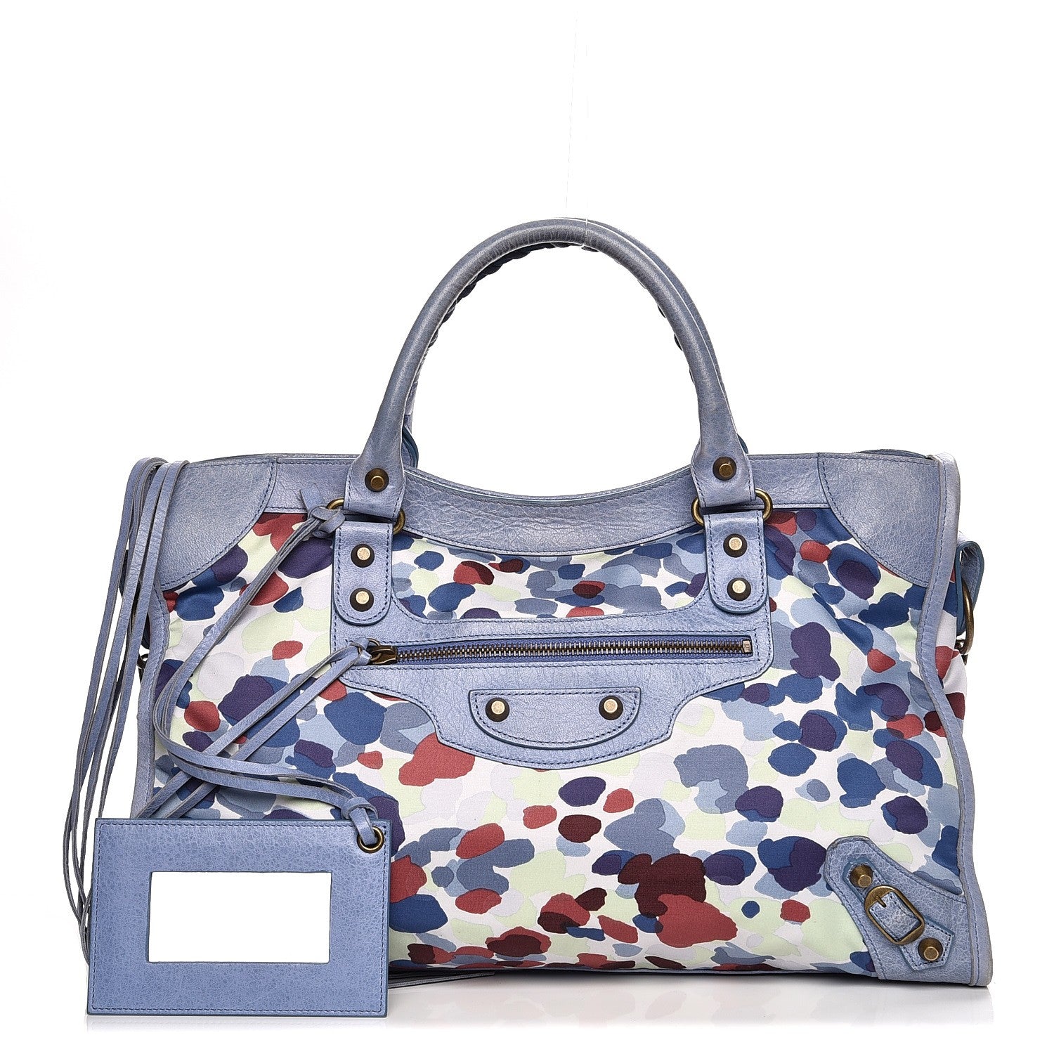 Balenciaga Agneau Nylon Watercolor City Nuage 1 of 13
