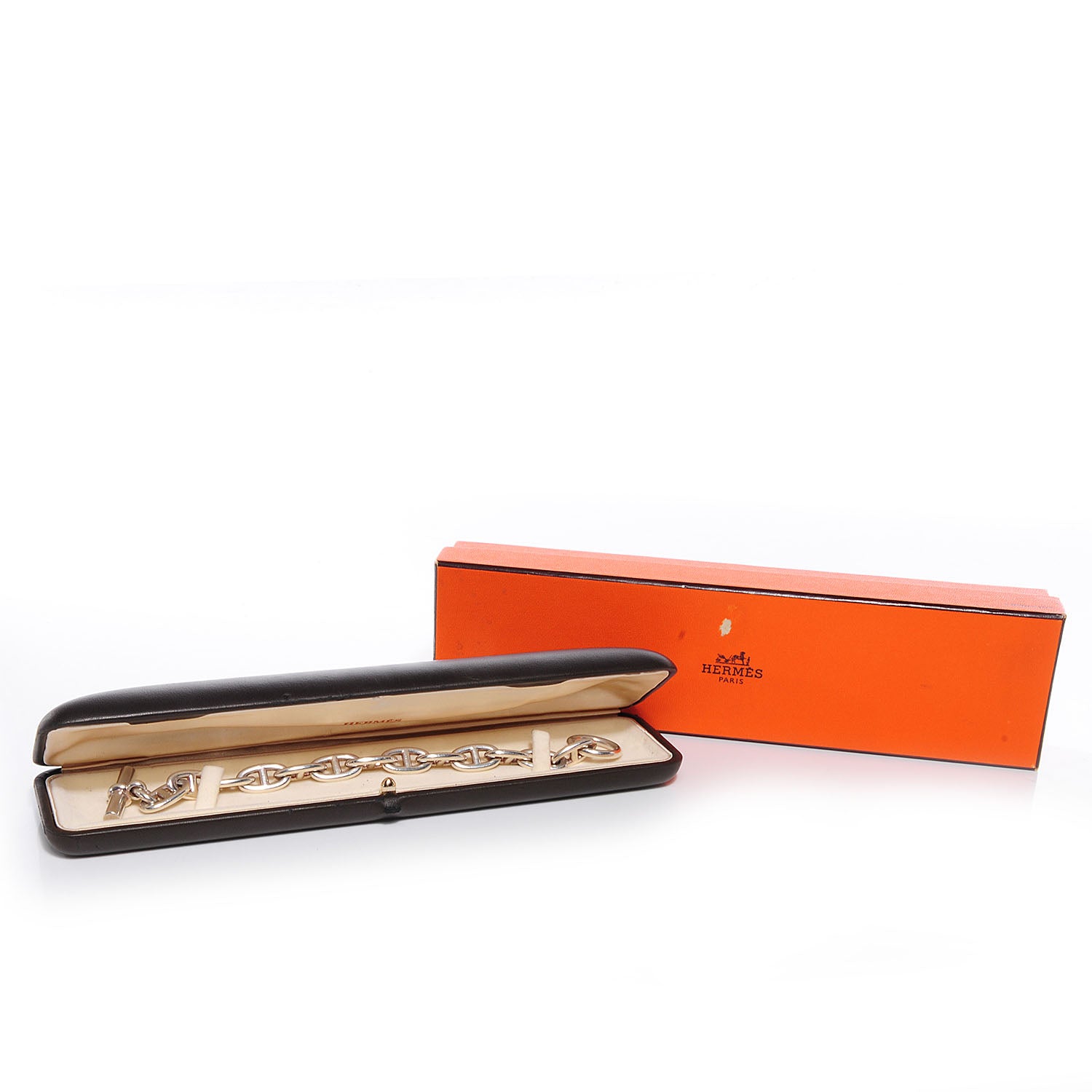 Hermes Sterling Silver Chaine d'Ancre Bracelet 5 of 5