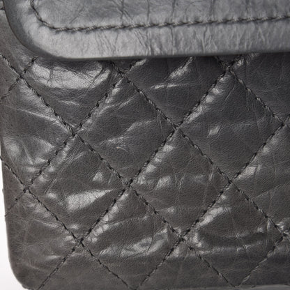 Chanel Aged Calfskin Quilted 50th Anniversary 2.55 Reissue 225 Flap Grey 14 of 15