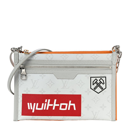Louis Vuitton Monogram Antartica Double Flat Messenger 1 of 11