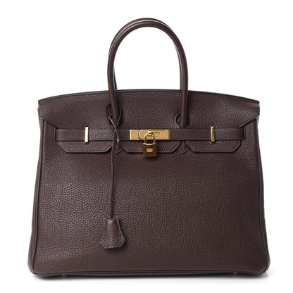 Hermes Togo Birkin 35 Chocolate 1 of 12