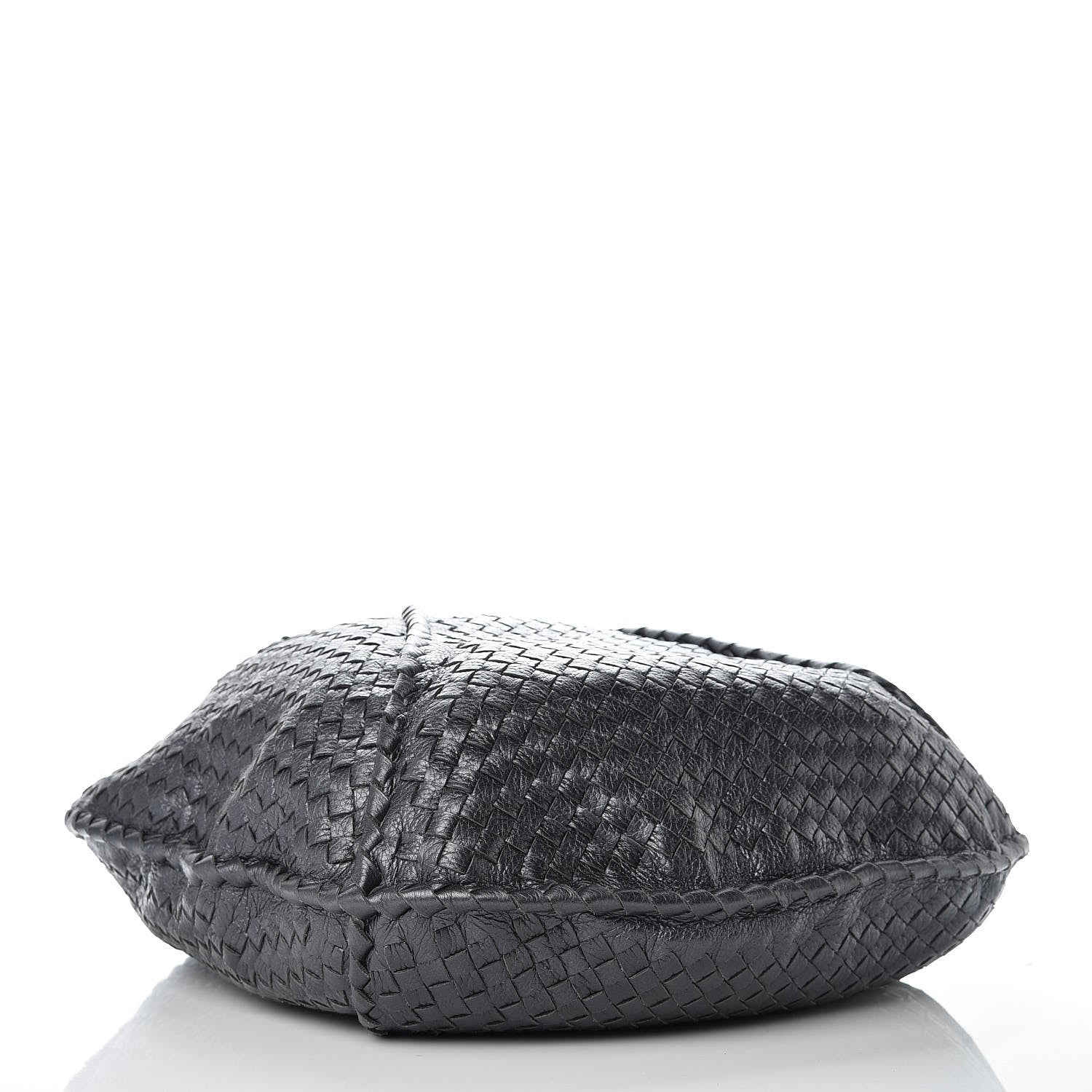 Bottega Veneta Cervo Intrecciato Large Simple Hobo Gunmetal 4 of 9