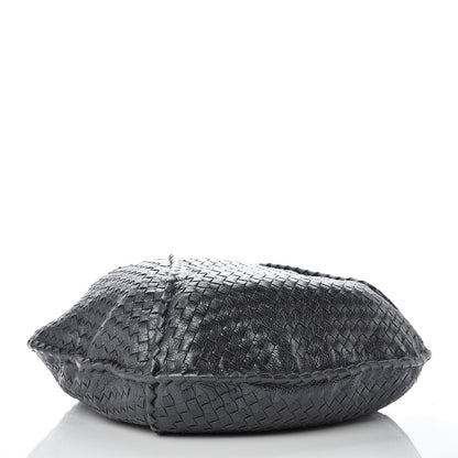 Bottega Veneta Cervo Intrecciato Large Simple Hobo Gunmetal 4 of 9