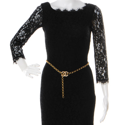 Chanel Crystal CC Chain Logo Belt Gold 2 of 5