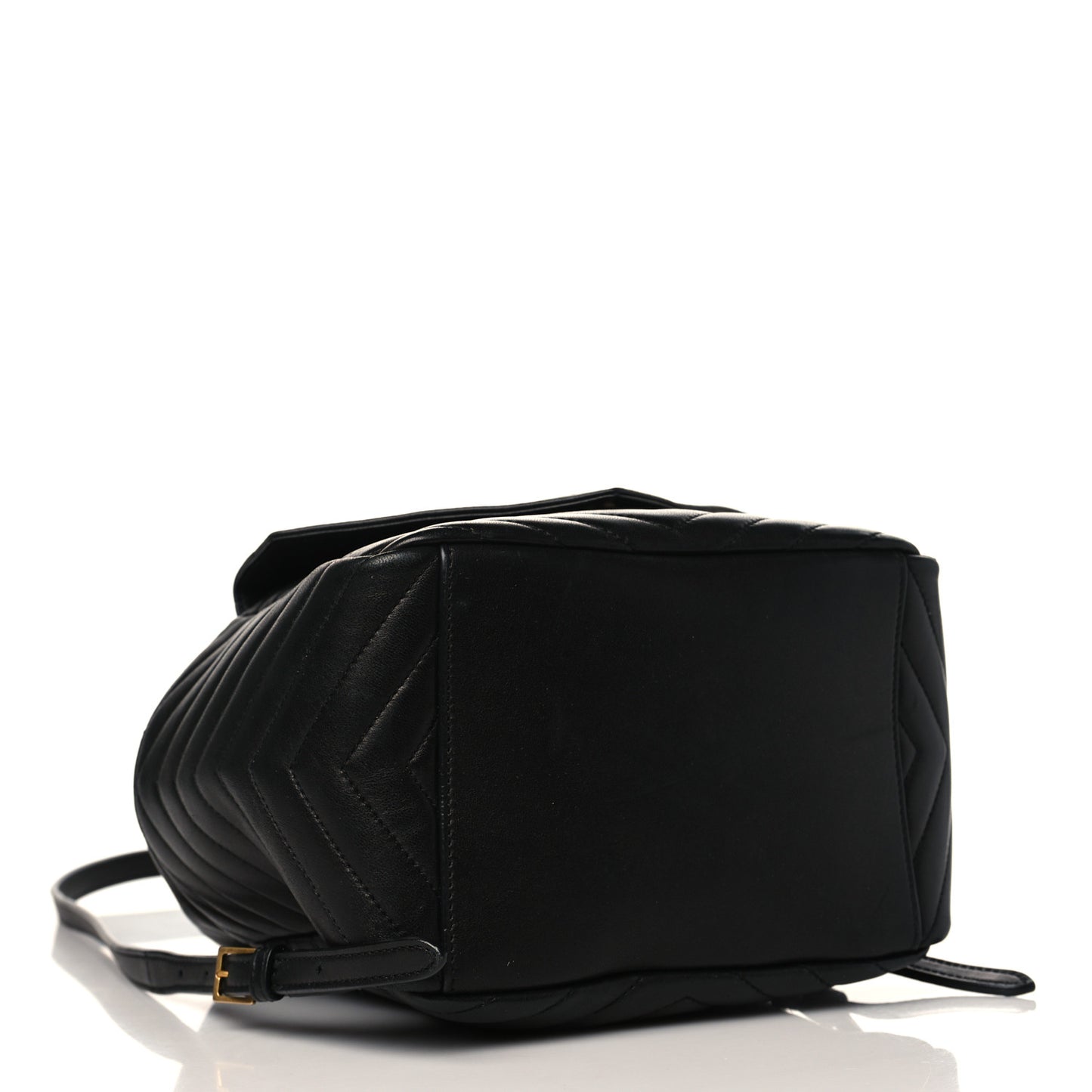 Lambskin Matelasse Monogram Joe Backpack Black