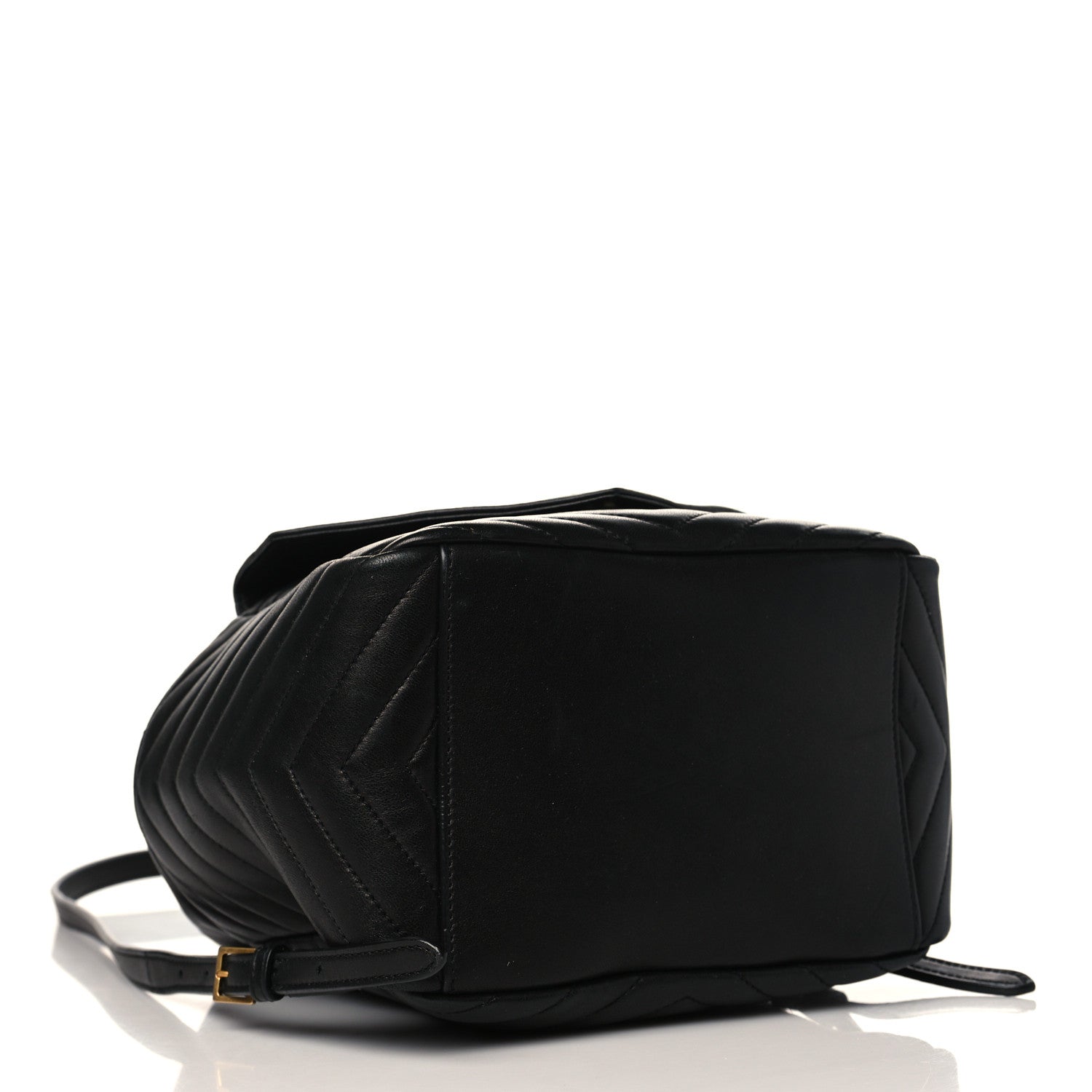 Saint Laurent Lambskin Matelasse Monogram Joe Backpack Black 4 of 9