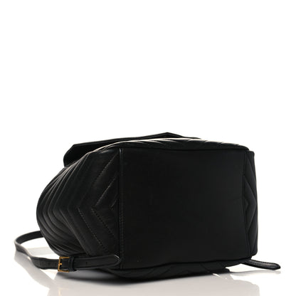 Saint Laurent Lambskin Matelasse Monogram Joe Backpack Black 4 of 9