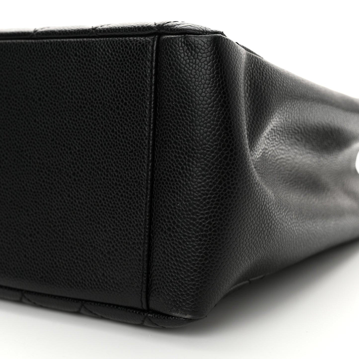 Caviar Quilted Grand Shopping Tote GST Black