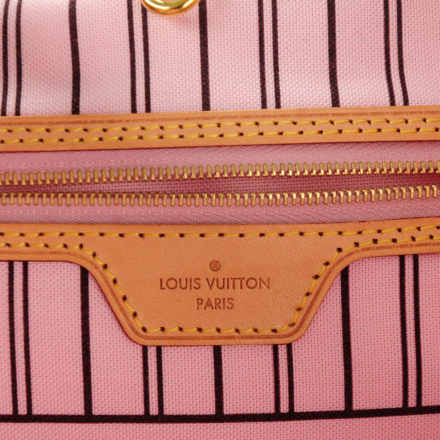 Monogram Neverfull MM Rose Ballerine