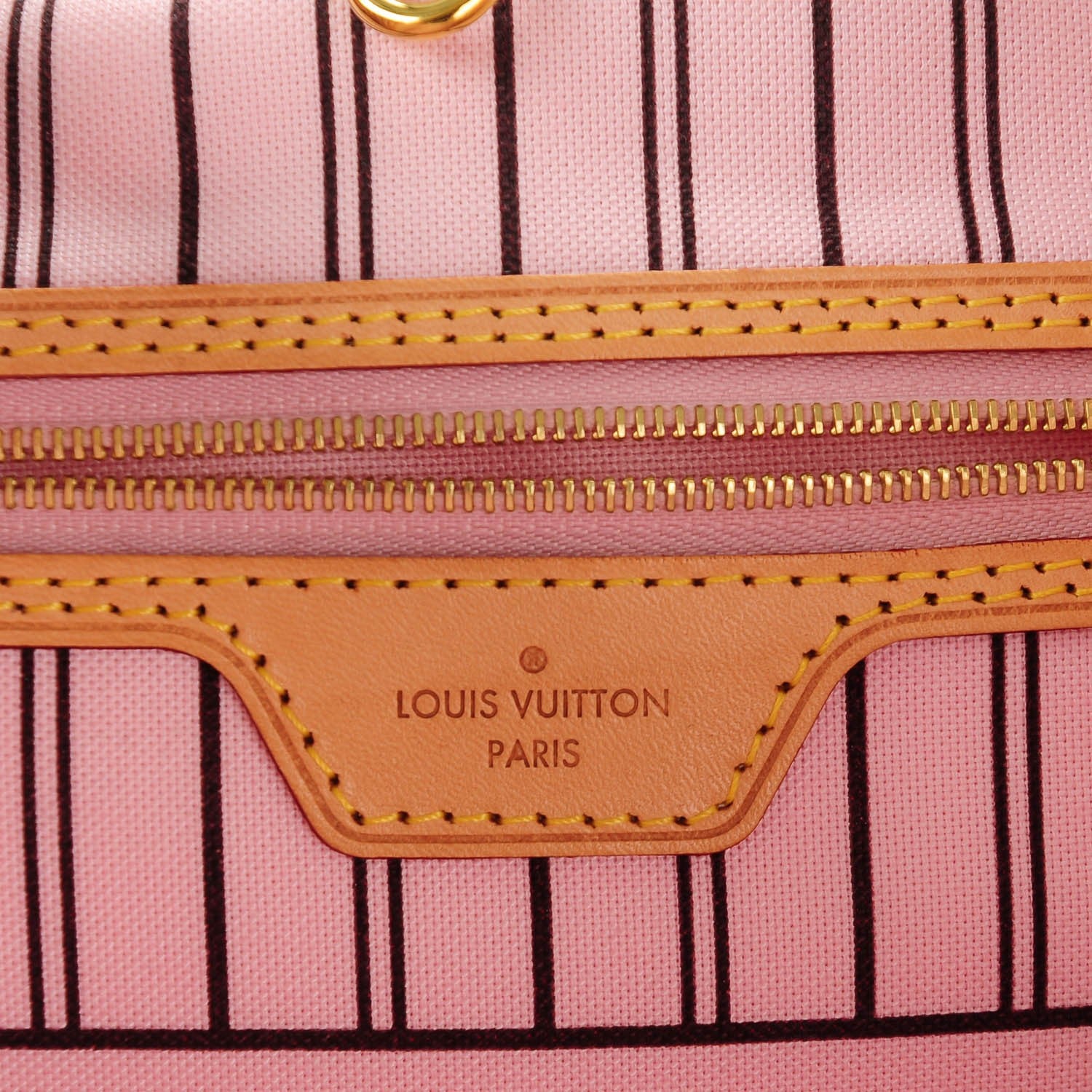 Louis Vuitton Monogram Neverfull MM Rose Ballerine 7 of 8