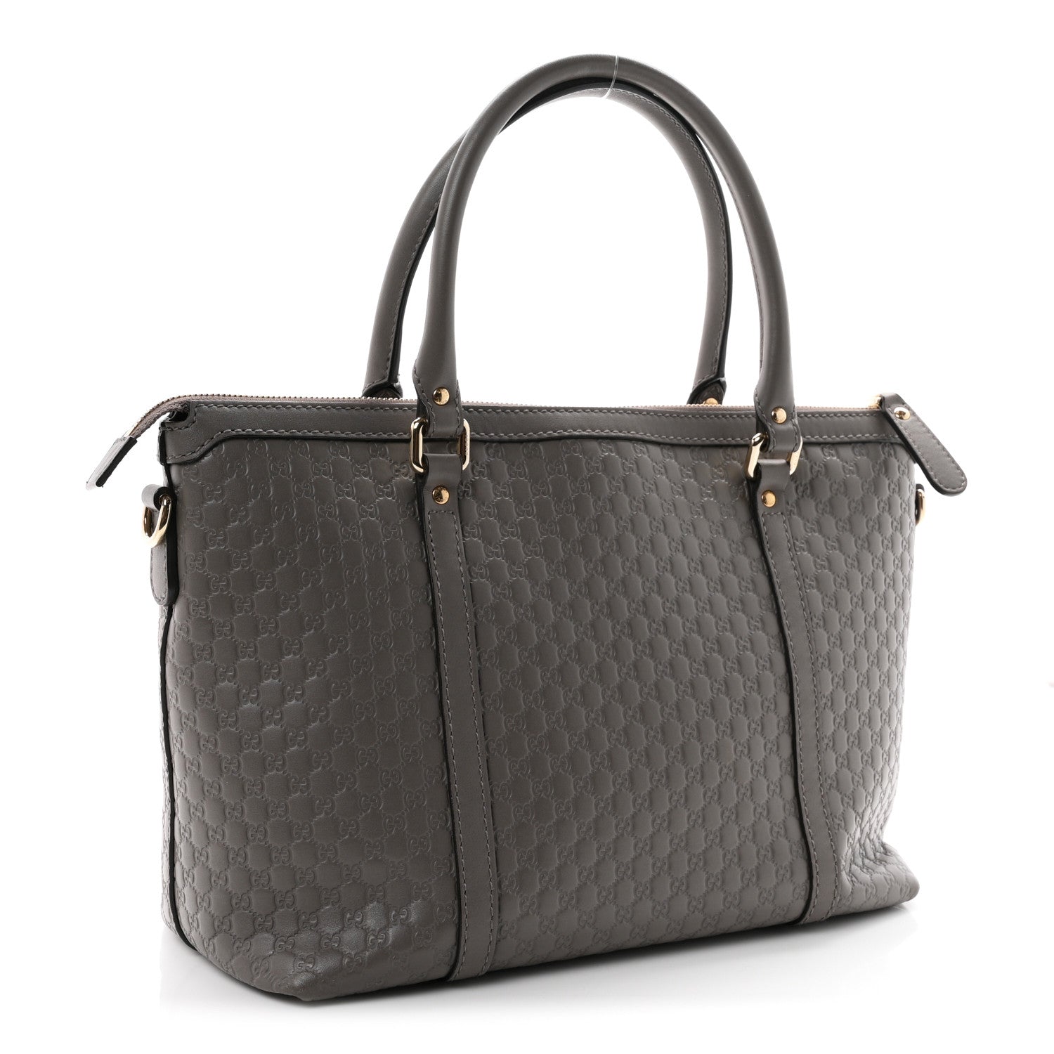 Gucci Soft Microguccissima Small Zippered Satchel Loess 3 of 10