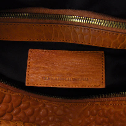 Alexander Wang Leather Rocco Duffel Orange 7 of 7