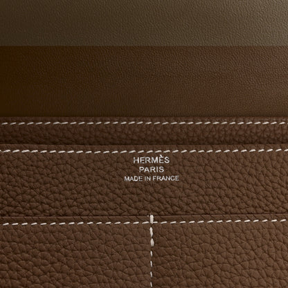 Hermes Togo Dogon Duo Wallet Etoupe 7 of 10