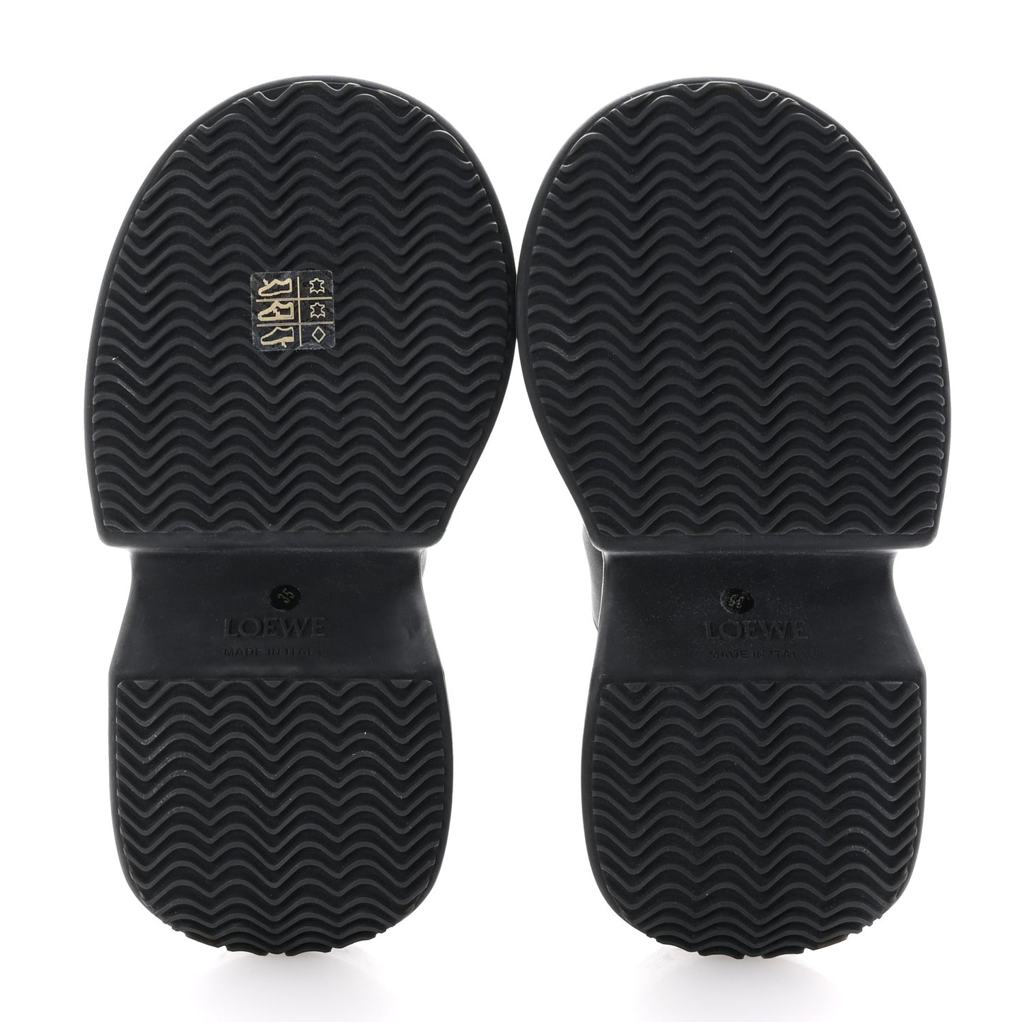 Calfskin Flamenco 80mm Wedge Mules 35 Black
