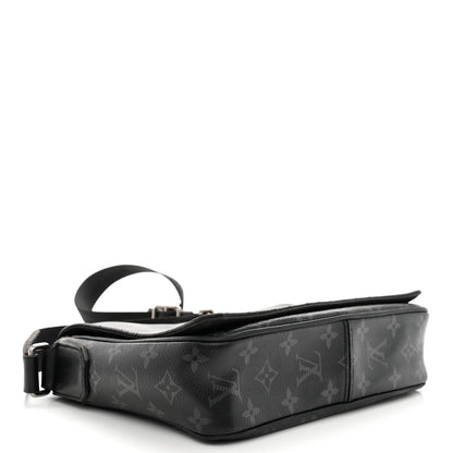 Louis Vuitton Monogram Eclipse District PM Black 4 of 15