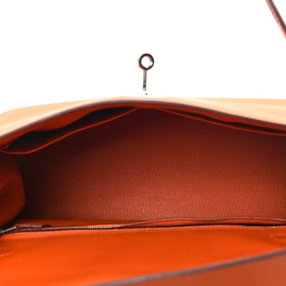 Hermes Epsom Kelly Sellier 32 Orange 5 of 11