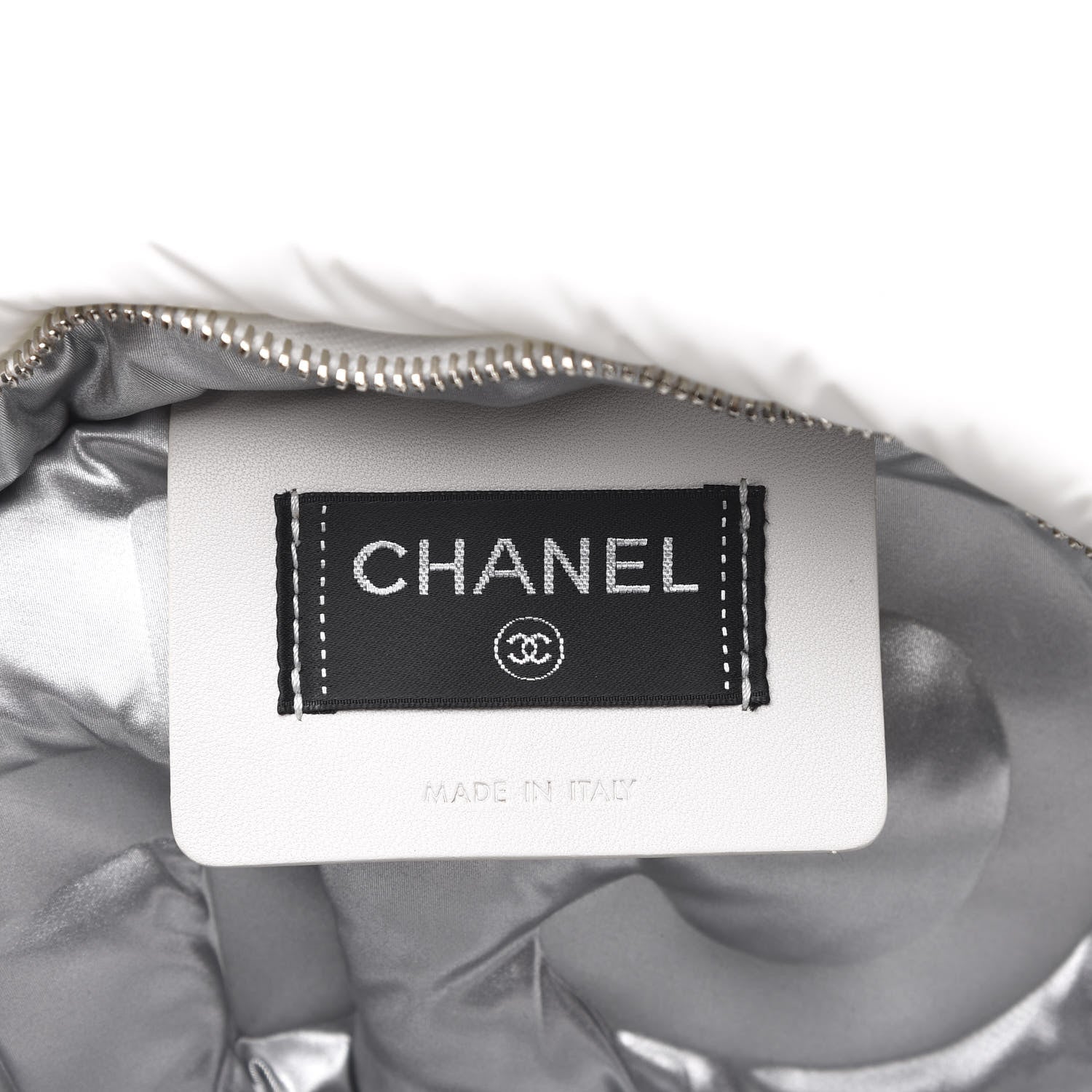 Chanel Nylon Embossed Small Doudoune Backpack Pink Grey White 5 of 8