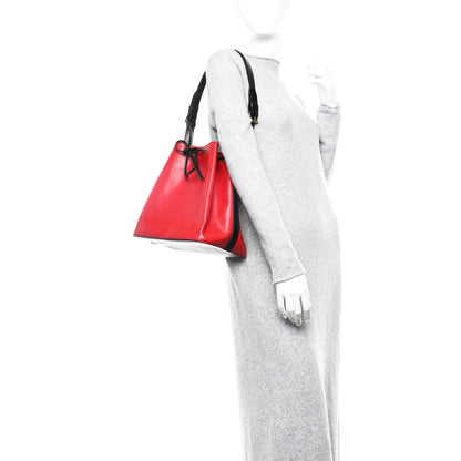 Louis Vuitton Epi Petit Noe Red Black 2 of 10