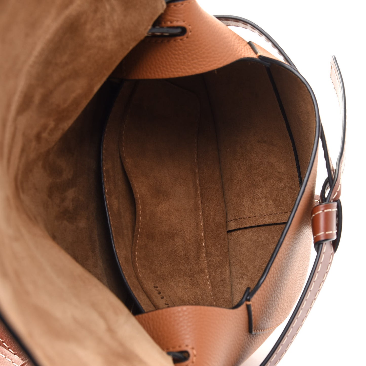 Grained Calfskin Small Gate Crossbody Bag Caramel Pecan