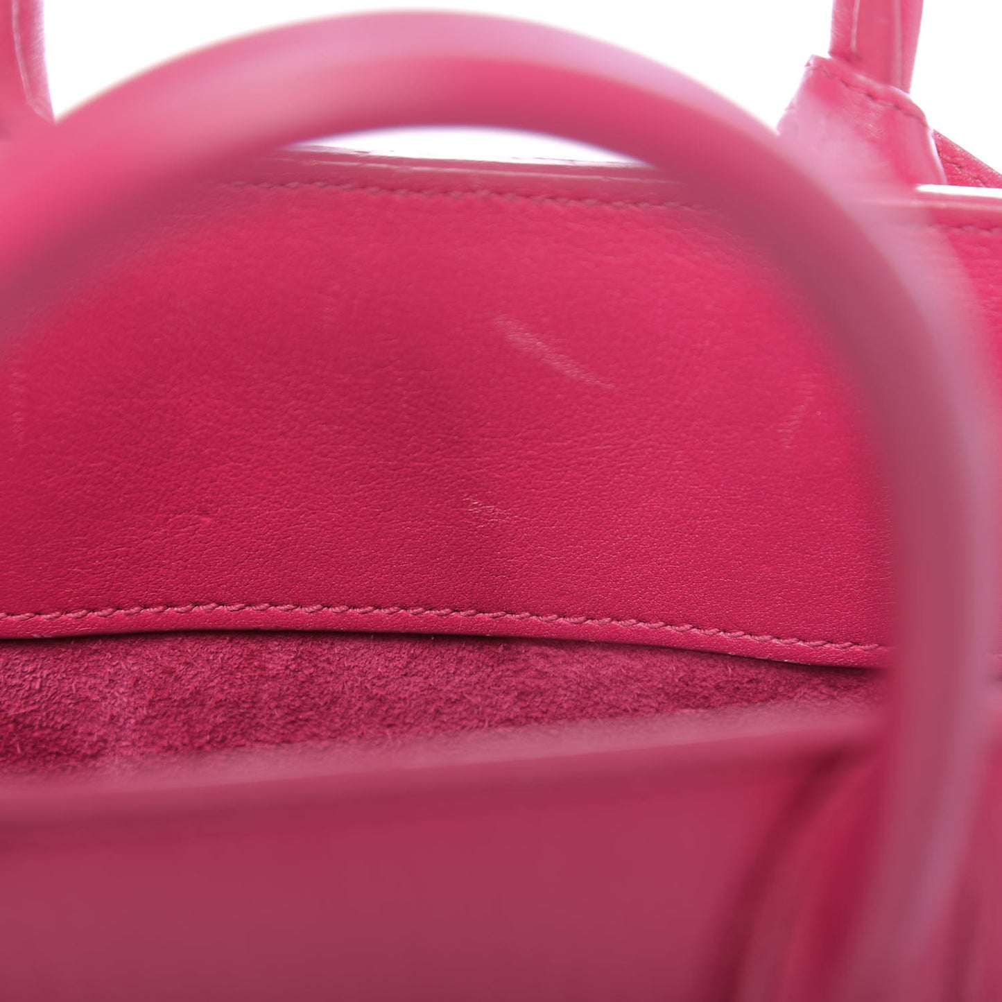 Calfskin Nano Sac De Jour Lipstick Fuchsia