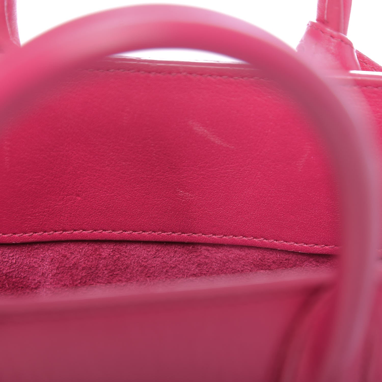 Saint Laurent Calfskin Nano Sac De Jour Lipstick Fuchsia 8 of 12