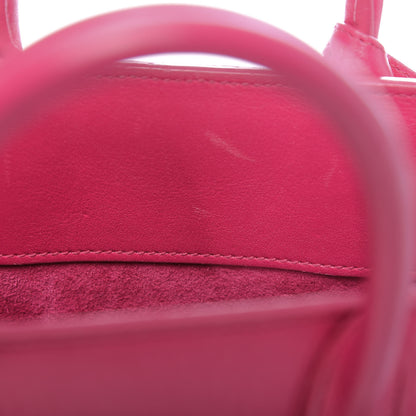 Saint Laurent Calfskin Nano Sac De Jour Lipstick Fuchsia 8 of 12