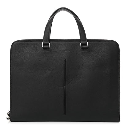 Christian Dior HOMME Calfskin Zip Around Briefcase Black 1 of 11