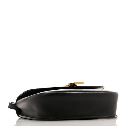 Saint Laurent Smooth Calfskin Monogram Medium Kaia Satchel Black 5 of 18