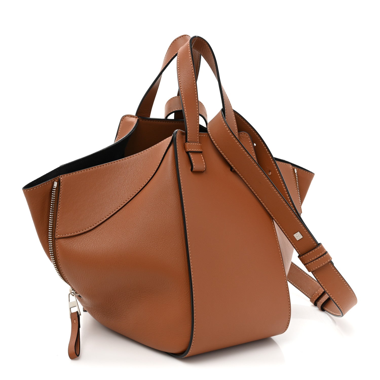 Loewe Calfskin Small Hammock Shoulder Bag Tan 3 of 10