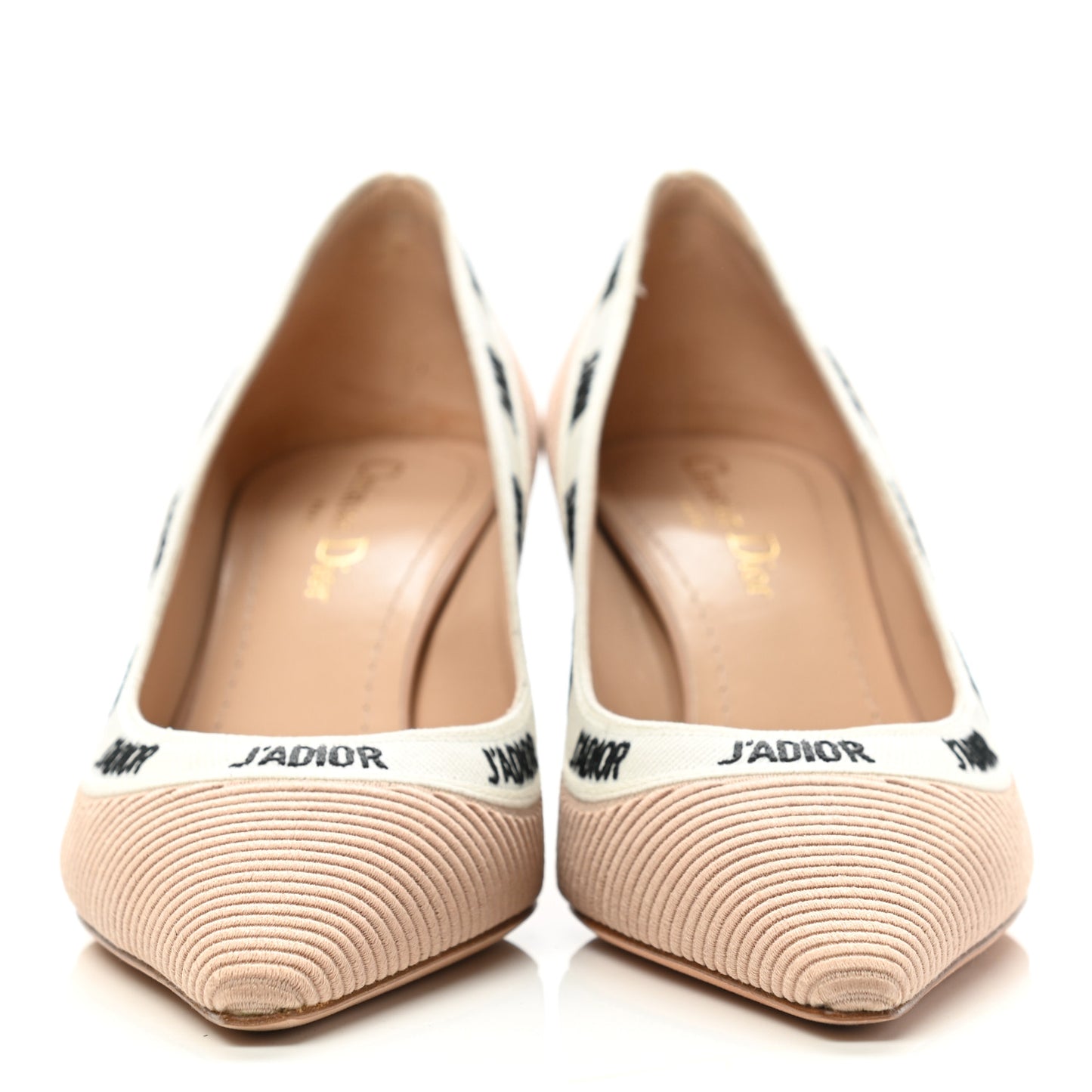 Technical Canvas Ribbon J 'Adior Pumps 37.5 Powder Nude