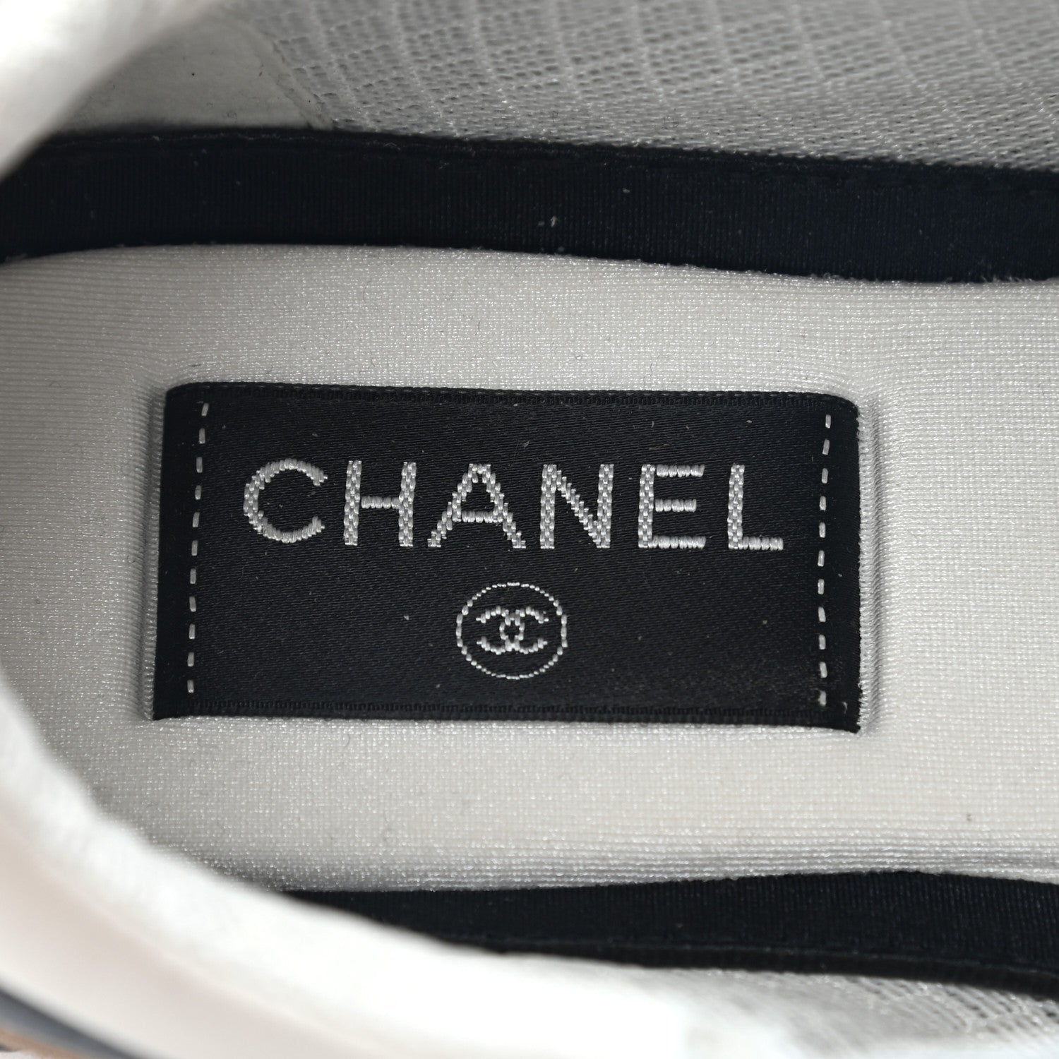 Chanel Nylon Calfskin Suede Womens CC Sneakers 39 Brown Green 8 of 8