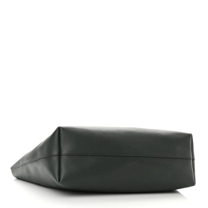 Saint Laurent Calfskin Large Shopping Tote Dark Green 5 of 10